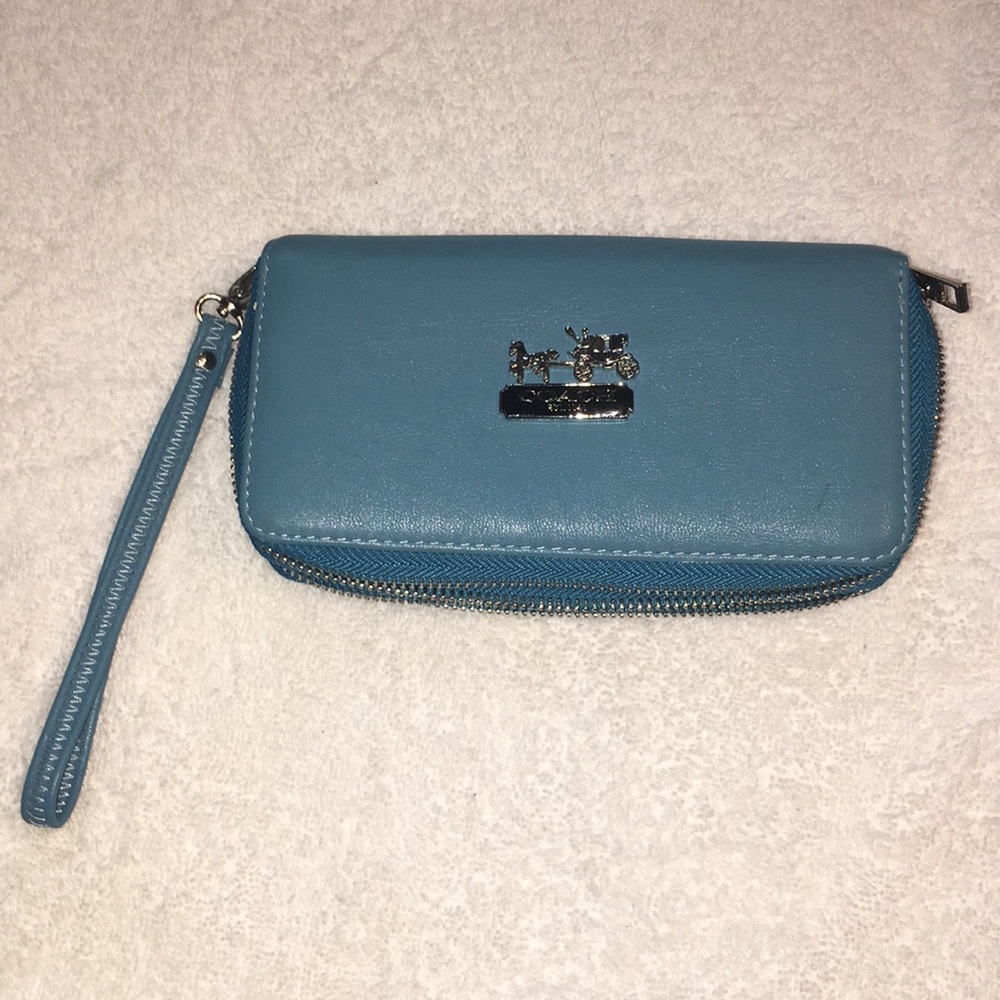 Blue Coach Wallet